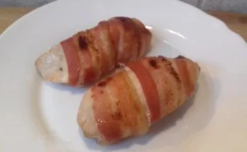 baconbe tekert csirkemell sütőben
