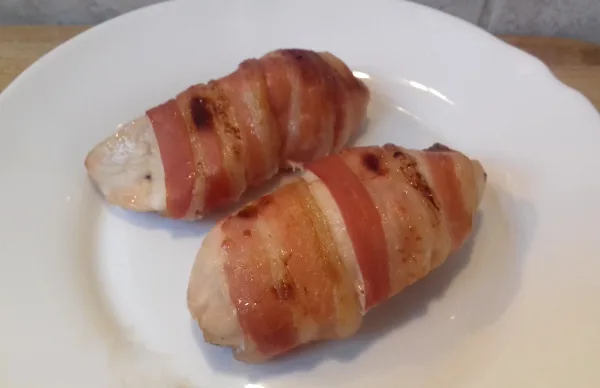 baconbe tekert csirkemell sütőben