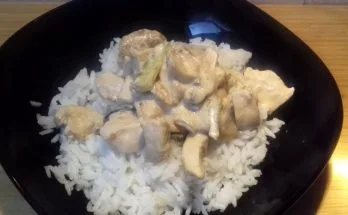 stroganoff csirkemell rizzsel