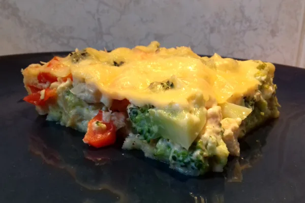 csirkés brokkolis quiche