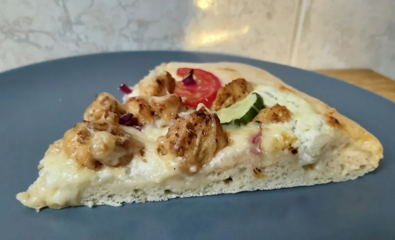 gyrosos pizza szelet