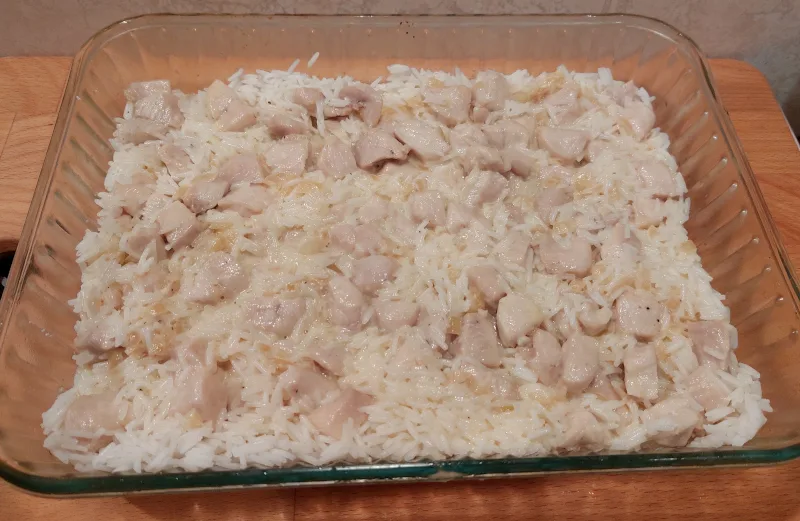 rakott karfiol csirkemellel összeállítása