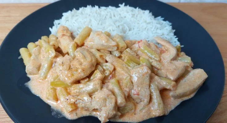 temesvári csirkemell rizzsel