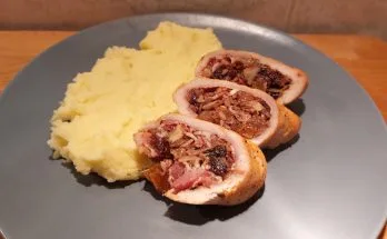 aszalt gyümölcsökkel magokkal töltött csirkemell