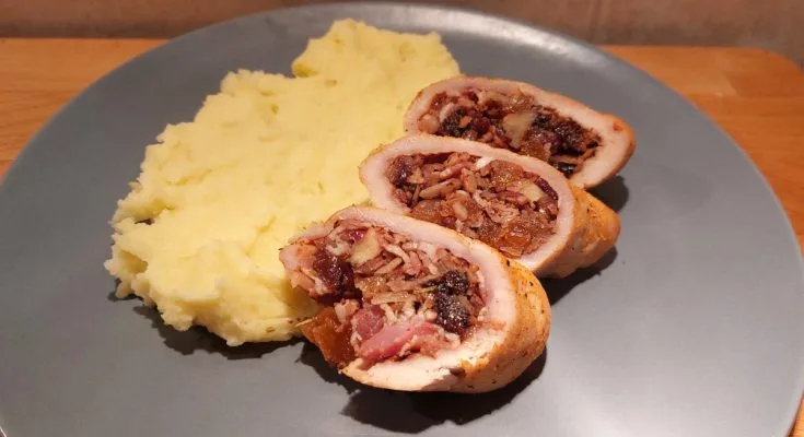 aszalt gyümölcsökkel magokkal töltött csirkemell