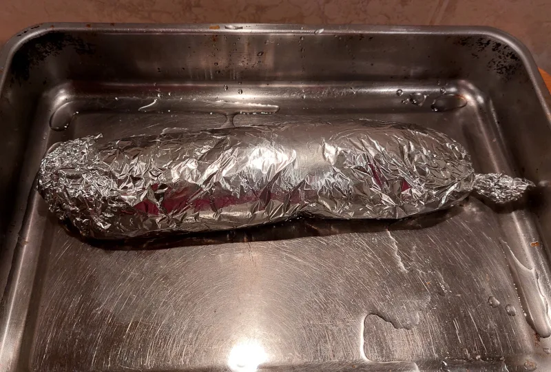 töltött csirkerolád sütése