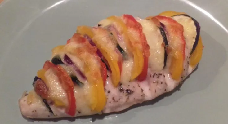 görög hasselback csirkemell