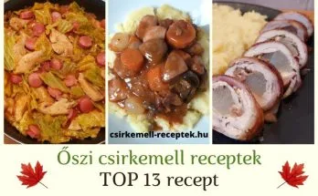 őszi csirkemell receptek